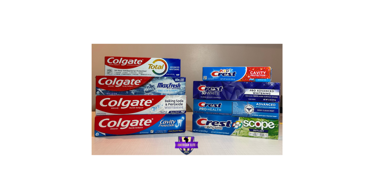 Colgate et Crest disponibles au Sénégal -- American Elite West Africa