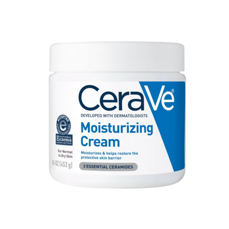 Crème Hydratante CeraVe – 3 Céramides & Acide Hyaluronique | Peaux Sèches & Sensibles