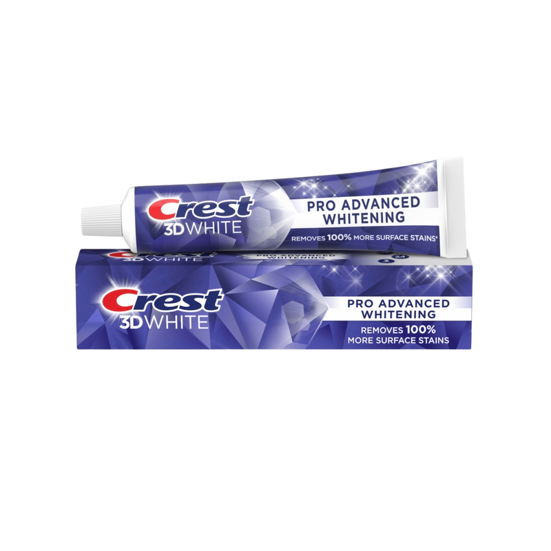 Dentifrice Crest 3D White Pro Advanced – Blanchiment Professionnel & Protection Émail