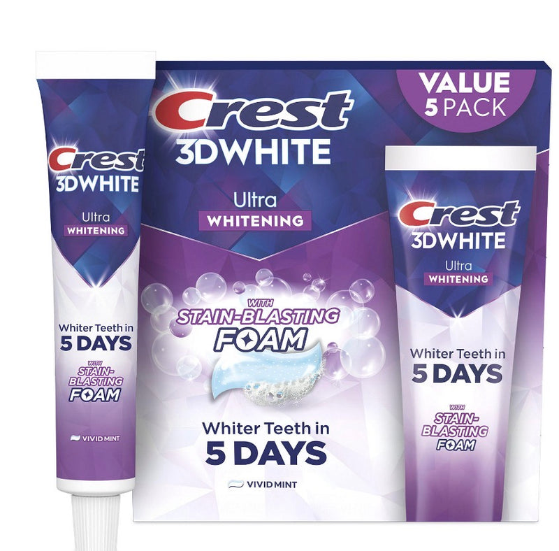 Crest 3D White Ultra – Blanchiment Émail en Profondeur | Grand Format 5.2 oz