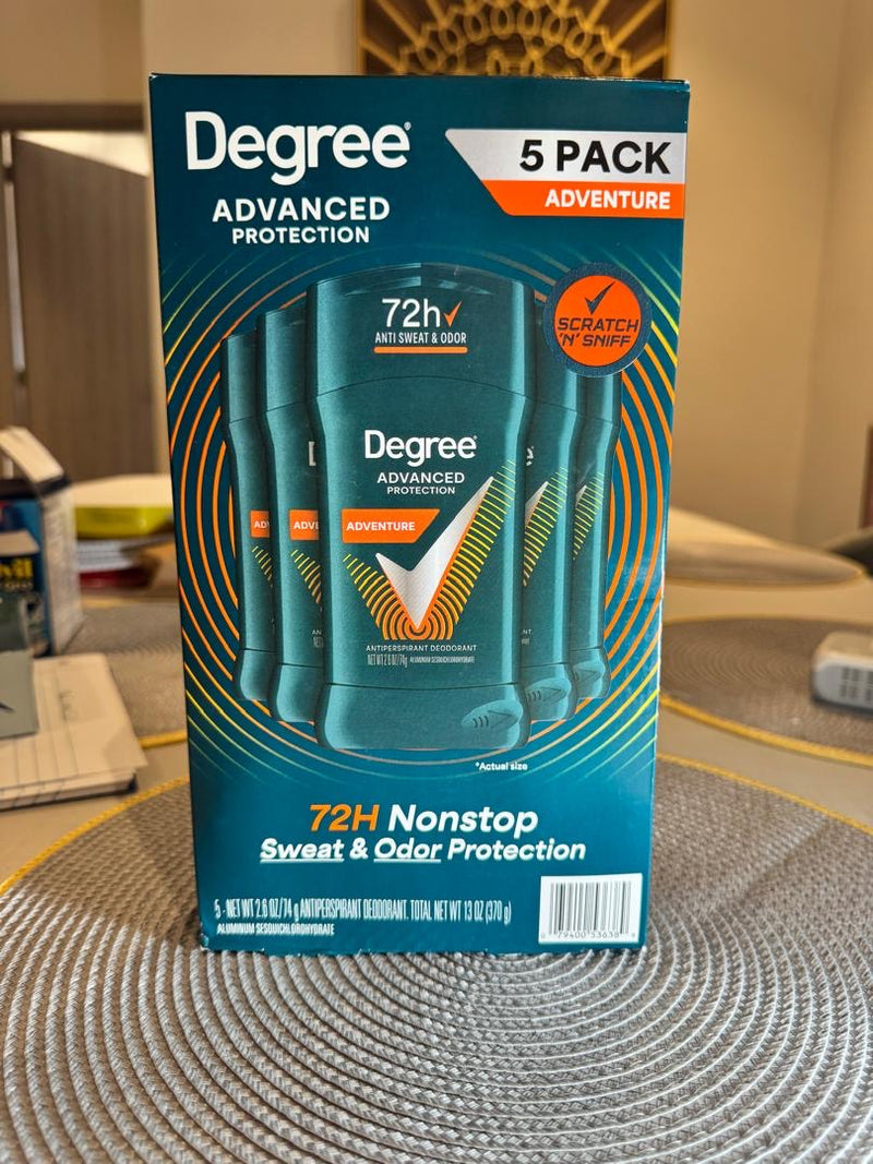 Degree Adventure 72H – Déodorant Homme | Produit Américain Authentique | Dakar Sénégal