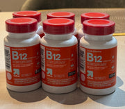 UpUp Vitamine B12 2500 mcg — Dos du flacon avec informations produit
