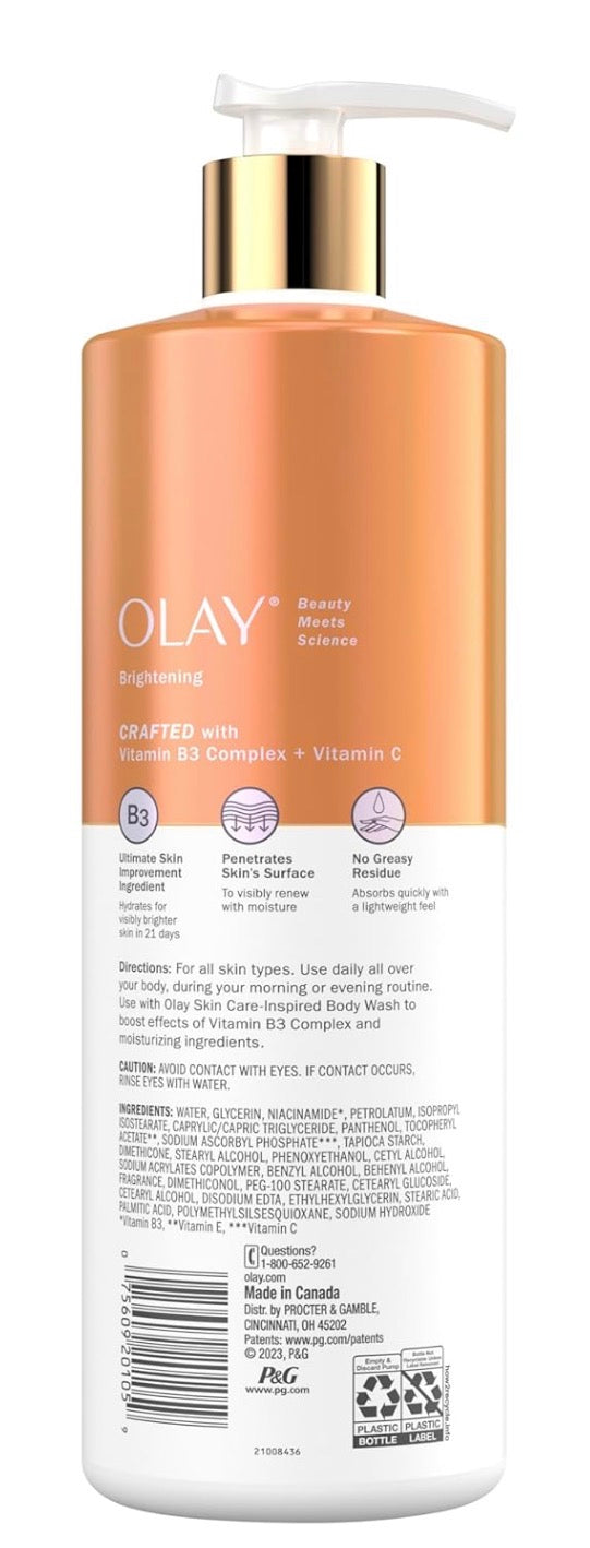 Olay Vitamin C Brightening Body Lotion | Arriving February 2026