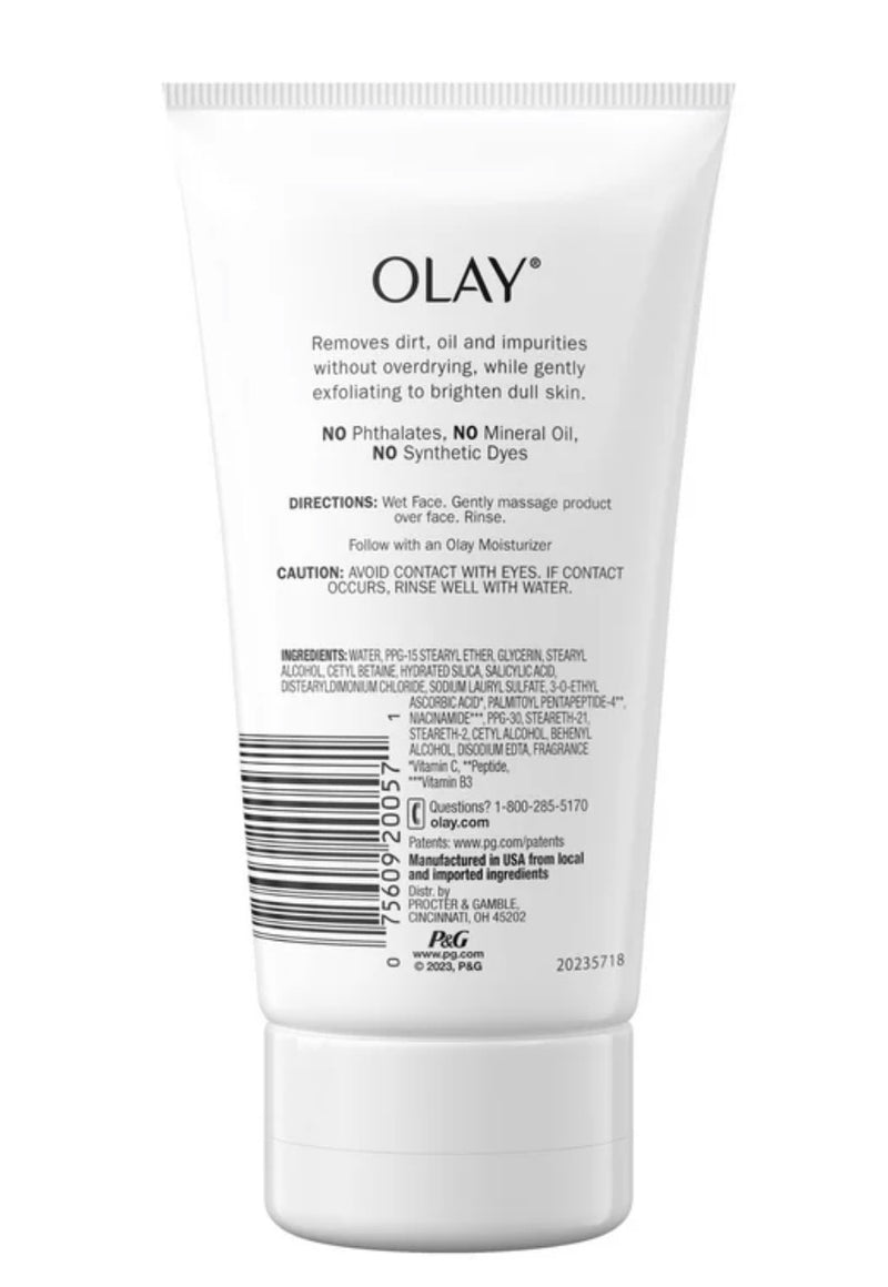 Nettoyant Exfoliant Éclaircissant Olay à la Vitamine C