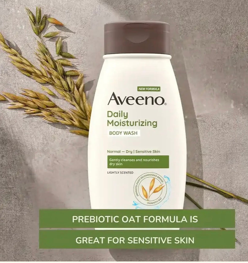Aveeno Body Wash Authentique – Gel Douche Hydratant à l'Avoine Naturelle | Sénégal