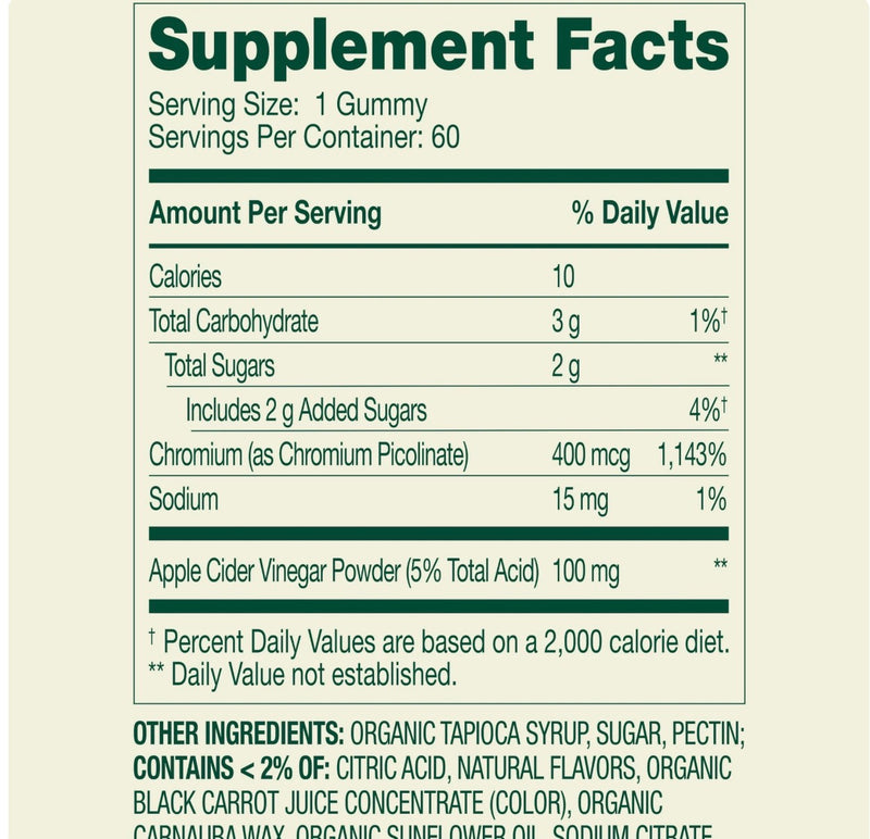 Spring Valley Weight Management – Clinically Studied Metabolism Support | Chromium Picolinate 400 mcg