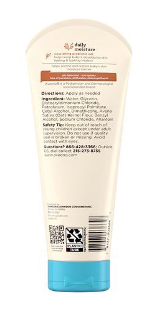 Aveeno Baby Lotion Authentique – Hydratant à l'Avoine Naturelle 8 oz | Sénégal