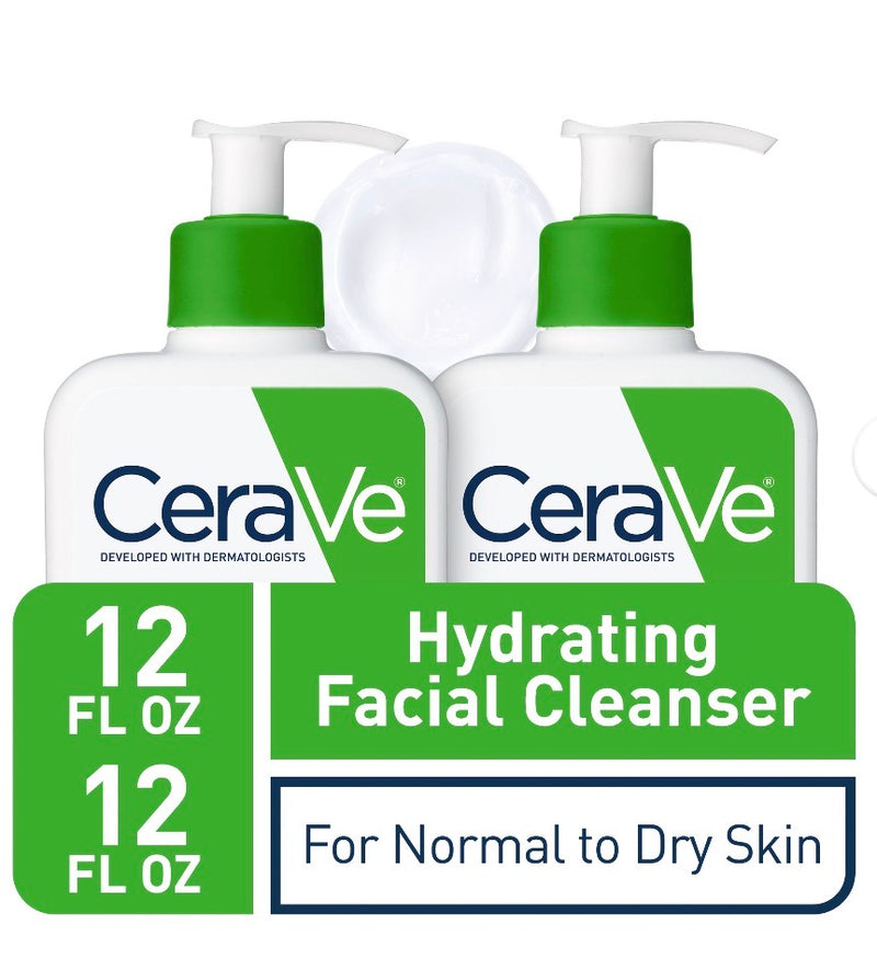 CeraVe Hydrating Facial Cleanser for Normal to Dry Skin
