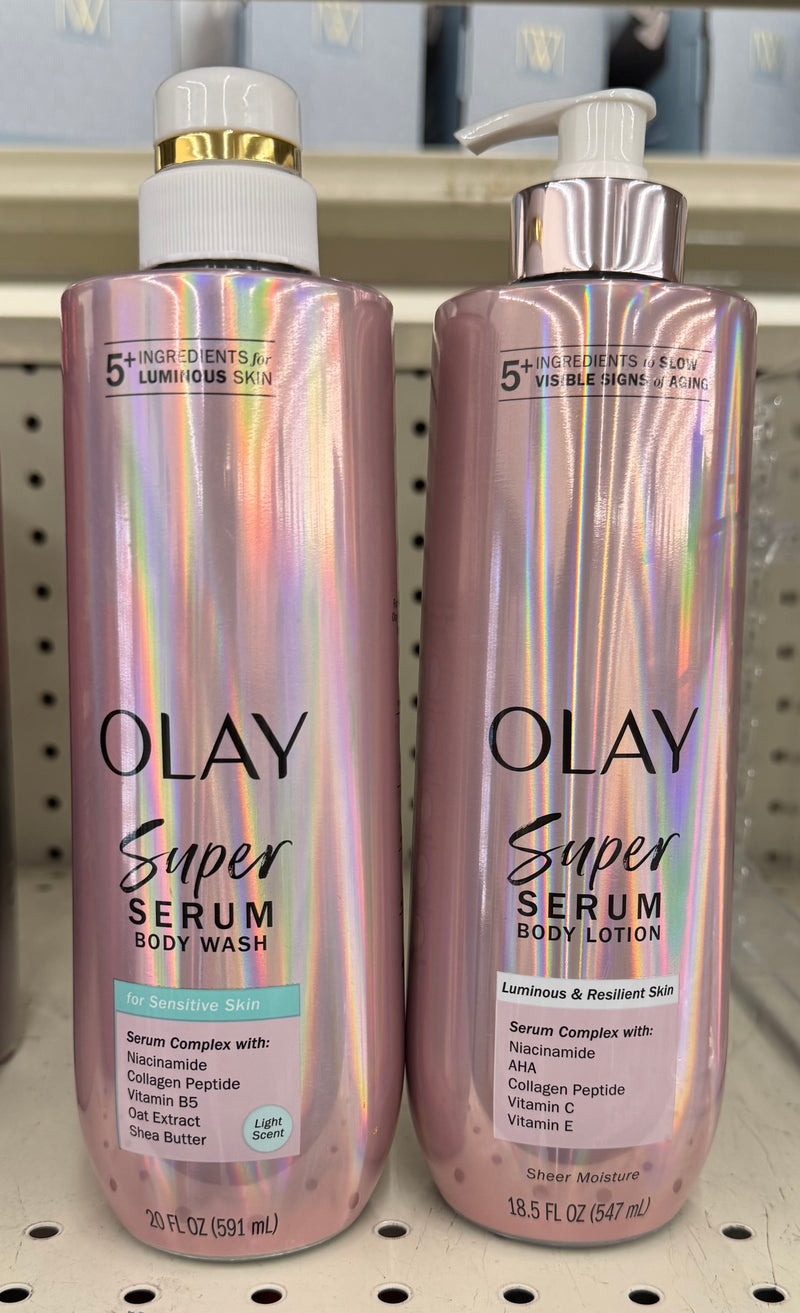 Olay Super Serum Body Wash — Gel Douche Américain Authentique | Livraison Gratuite à Dakar