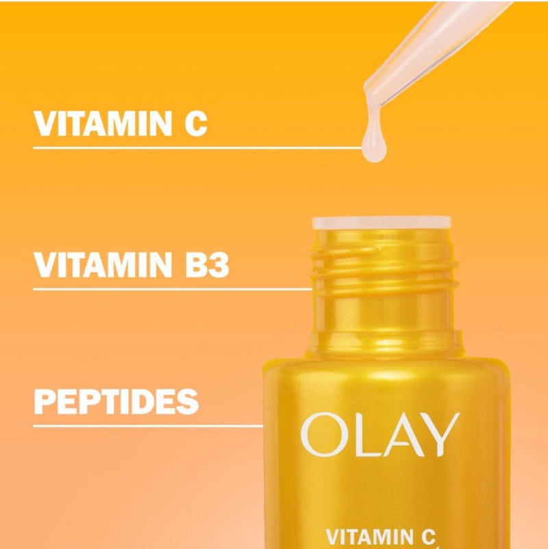 Olay Sérum Éclaircissant Vitamine C 40 mL — Anti-Taches & Teint Radieux | Produit Américain Authentique | Livraison Gratuite à Dakar