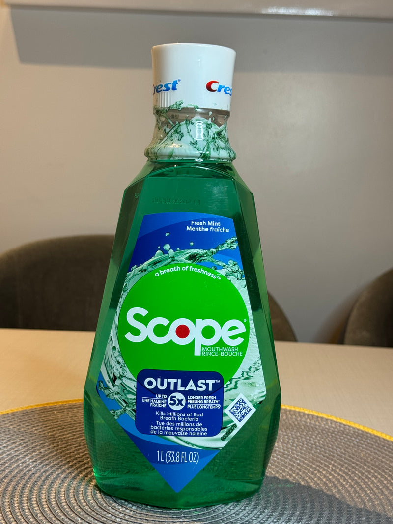 Crest Scope Mouthwash – Fraîcheur Longue Durée | American Elite Sénégal