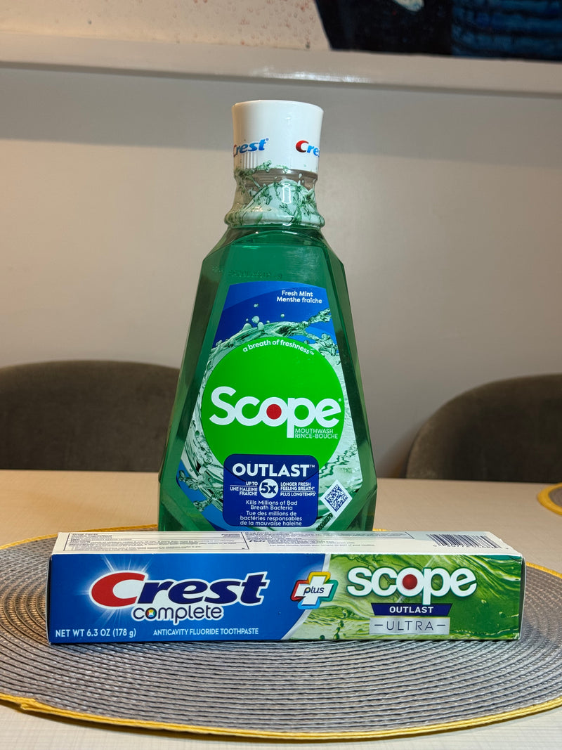 Crest Scope Mouthwash – Fraîcheur Longue Durée | American Elite Sénégal