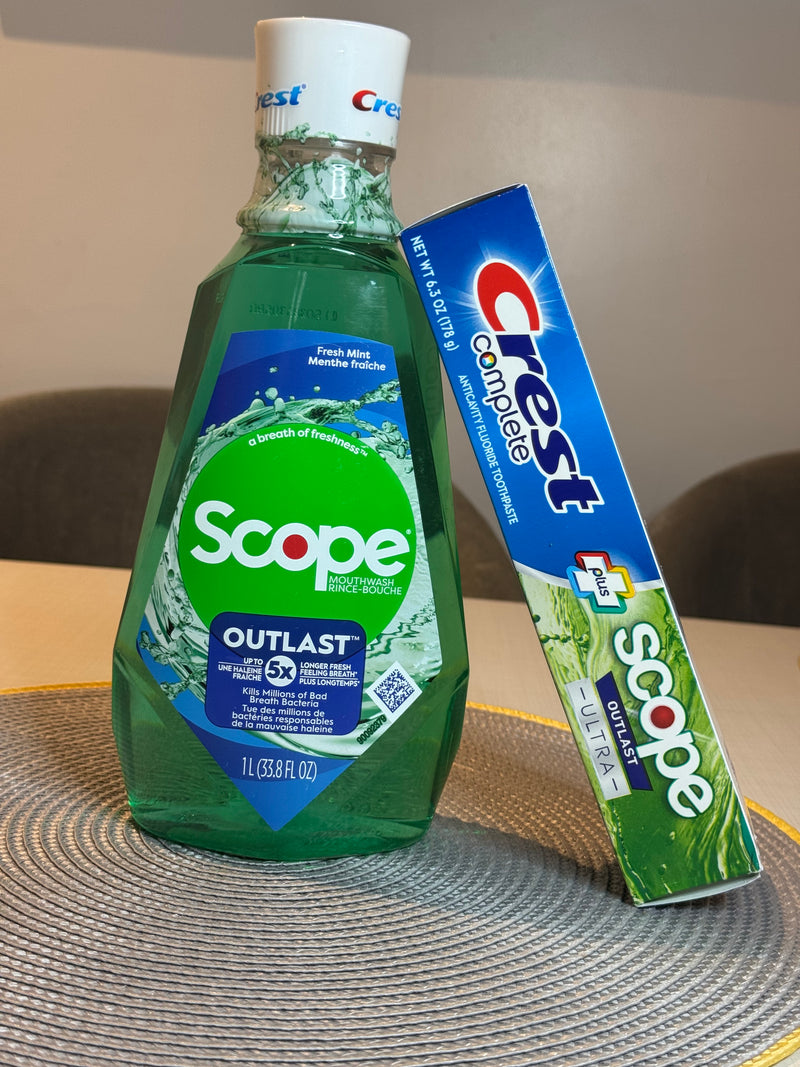 Crest Scope Mouthwash – Fraîcheur Longue Durée | American Elite Sénégal