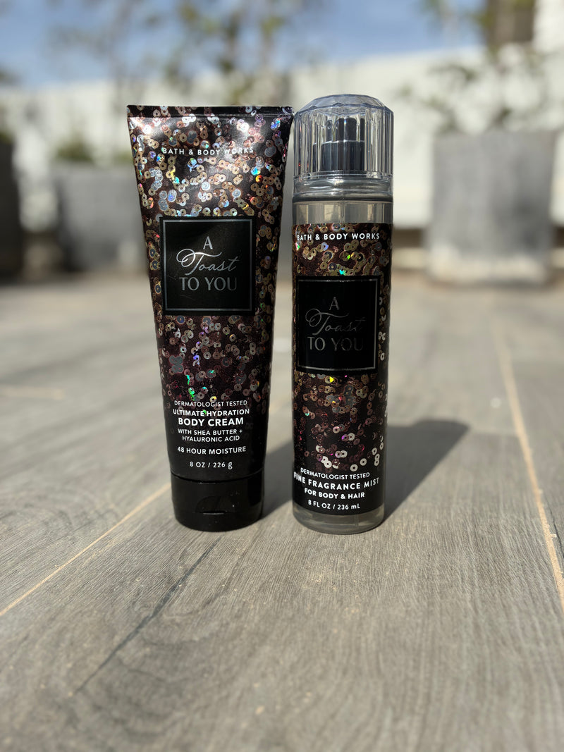 Bath & Body Works Toast to You Fine Fragrance Mist — Brume Pétillante Américaine Authentique | Livraison Gratuite à Dakar