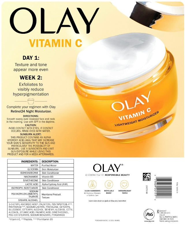 Sérum Éclaircissant Vitamine C Olay – Anti-Taches & Éclat Uniforme