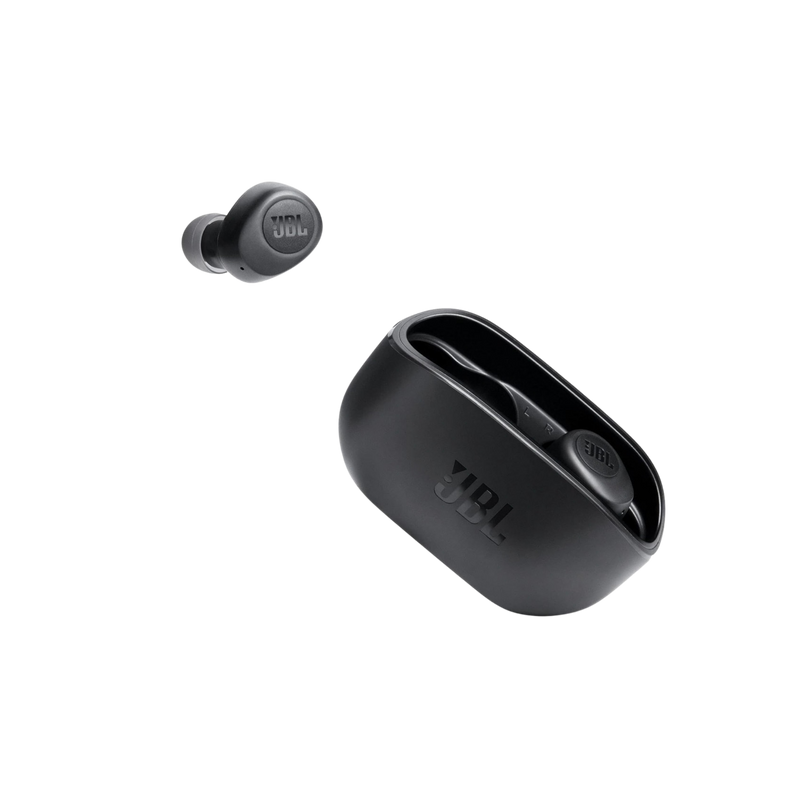 JBL Vibe 100 TWS True Wireless In-Ear Headphones w/Charging Case - Black