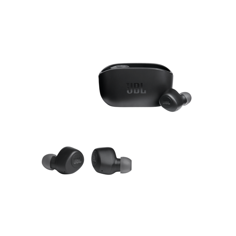 JBL Vibe 100 TWS True Wireless In-Ear Headphones w/Charging Case - Black