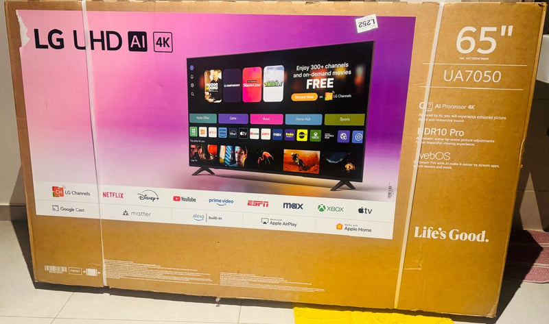 LG Smart TV 65 pouces 2025 – Téléviseur grand écran | Dakar Sénégal