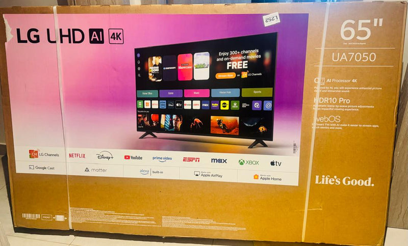 LG Smart TV 65 pouces 2025 – Téléviseur grand écran | Dakar Sénégal