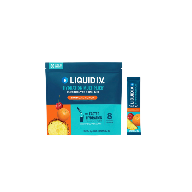 Liquid IV Hydration Multiplier Tropical Punch 30 Count
