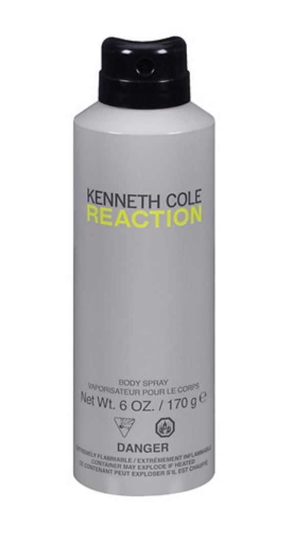 Kenneth Cole Reaction Body Spray – Parfum Frais pour Homme