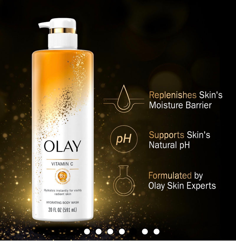 Gel Douche Hydratant Olay Vitamine C | Livraison Gratuite Dakar