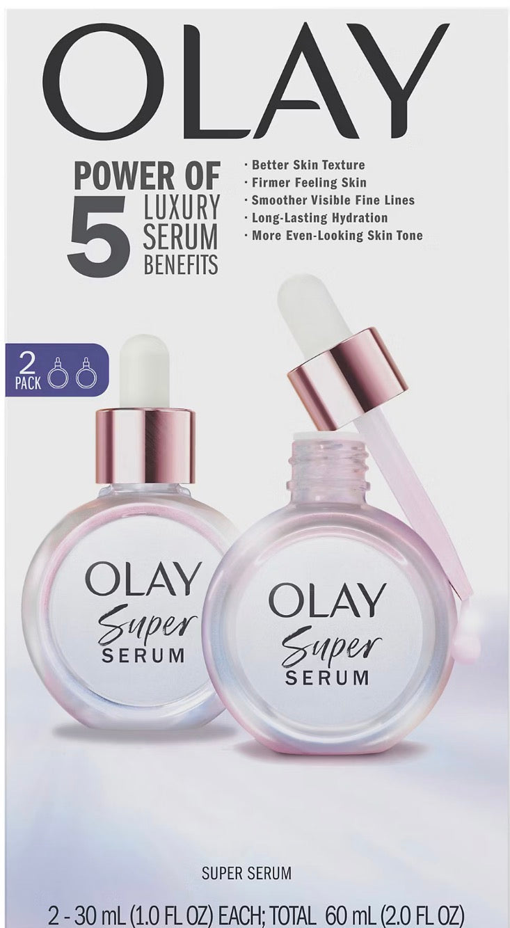 Olay Super Sérum 5-en-1 – Anti-Âge & Éclat Intense | 60 mL