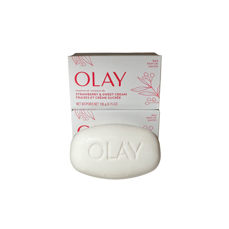 Olay Beauty Bar Soap Infused with Strawberry & Cream