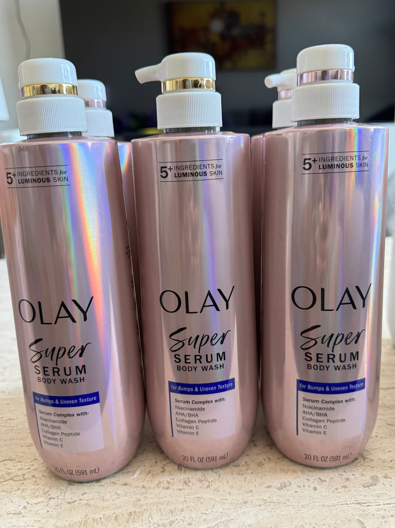 Olay Super Serum Body Wash — Gel Douche Américain Authentique | Livraison Gratuite à Dakar