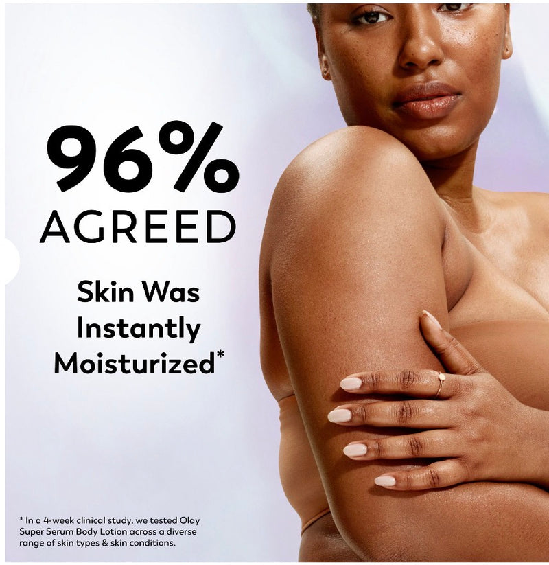 Olay Super Serum Body Lotion – Soin Corps Anti-Âge 5-en-1 | Produit Américain Authentique