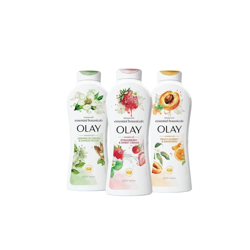 Gel Douche Olay Essentials Botanicals – Extraits Naturels & Peau Douce