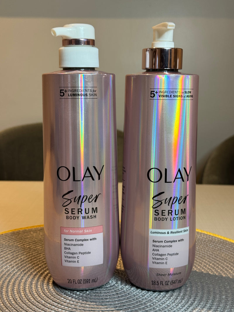 Olay Super Serum Body Lotion – Soin Corps Anti-Âge 5-en-1 | Produit Américain Authentique