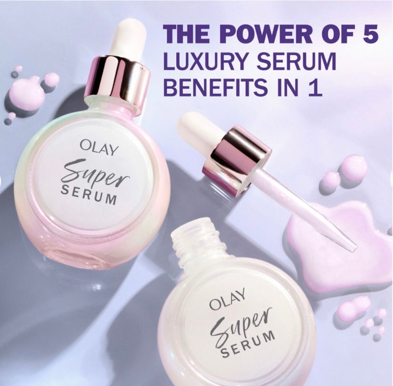 Olay Super Sérum 5-en-1 – Anti-Âge & Éclat Intense | 60 mL