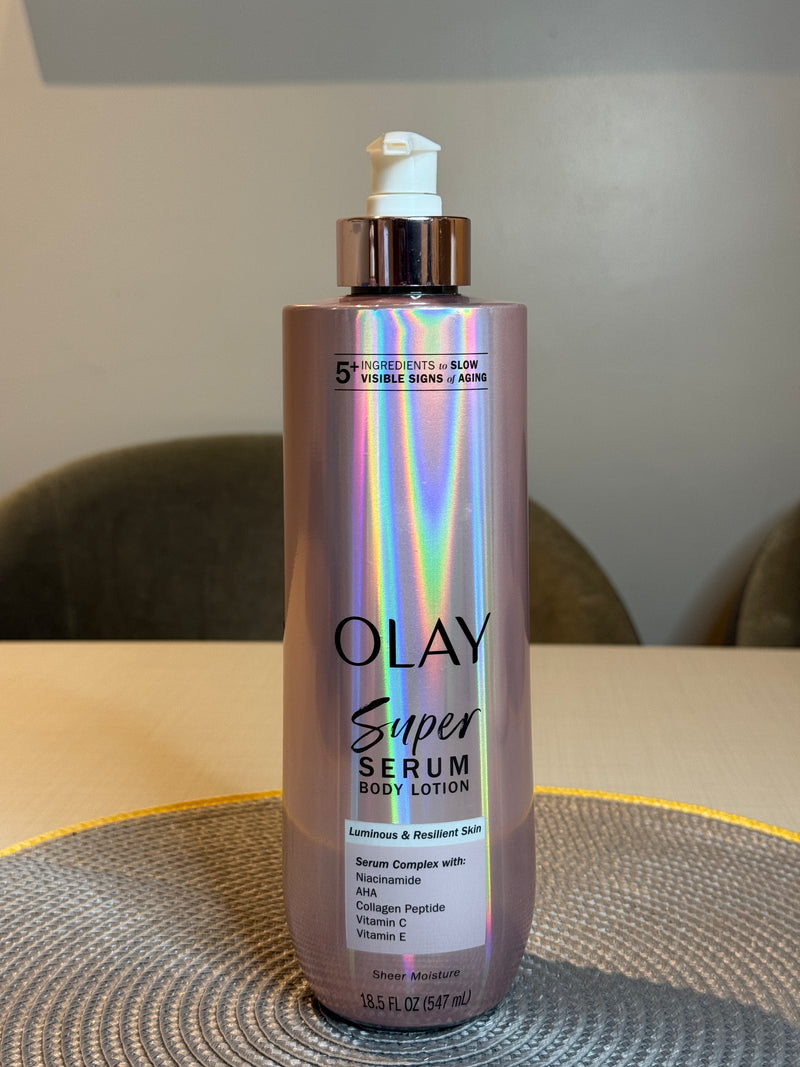 Olay Super Serum Body Lotion – Soin Corps Anti-Âge 5-en-1 | Produit Américain Authentique