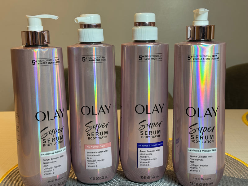 Olay Super Serum Body Lotion – Soin Corps Anti-Âge 5-en-1 | Produit Américain Authentique