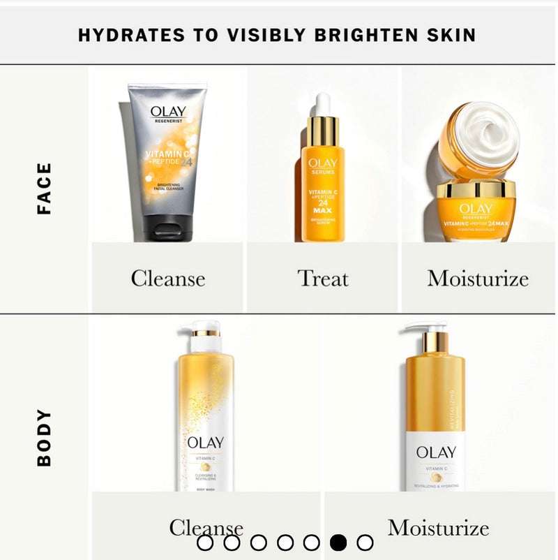 Gel Douche Hydratant Olay Vitamine C | Livraison Gratuite Dakar