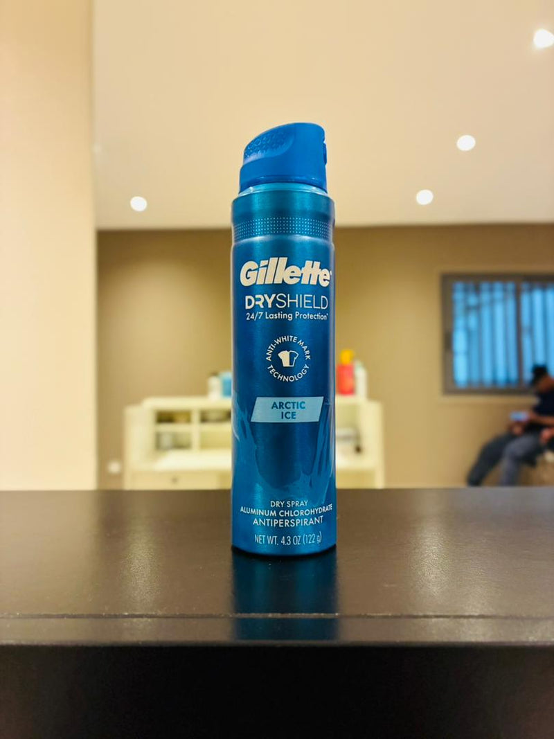 Gillette Dry Shield Déodorant Homme – Protection 48H