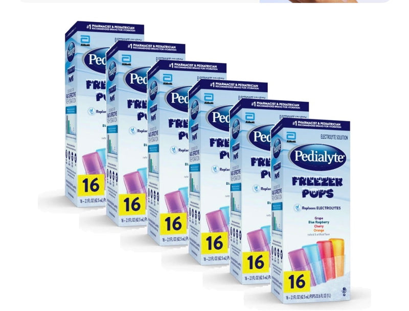 Pedialyte Freeze Pops 16 Count – Réhydratation Américaine Authentique | American Elite