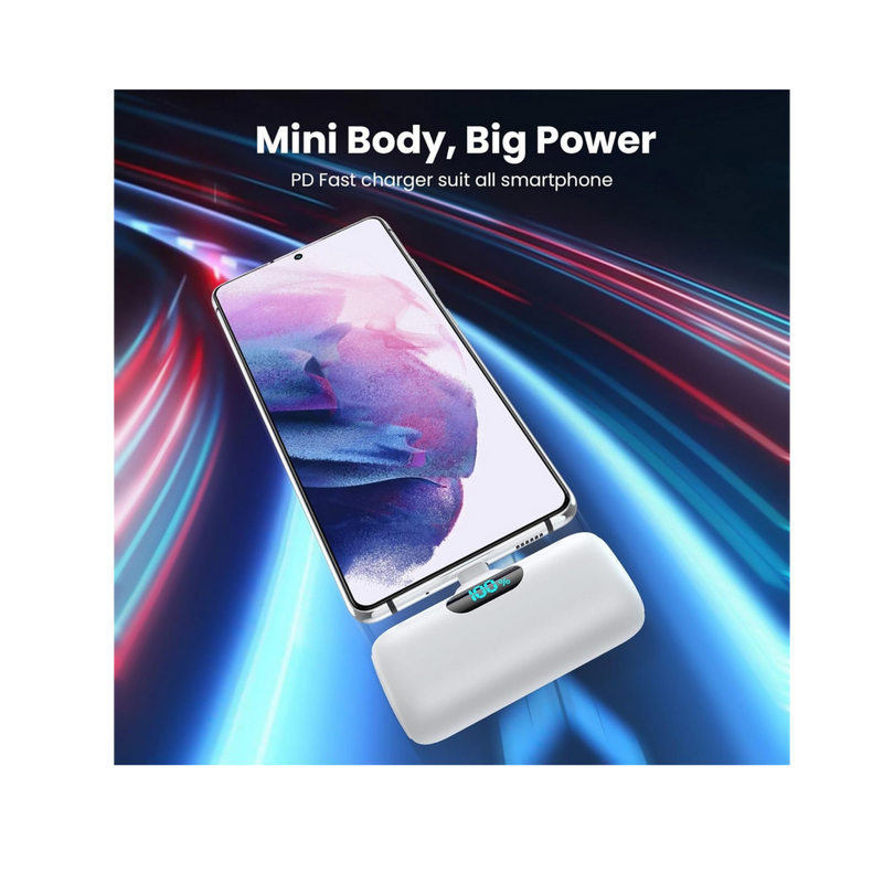 Fast Charging Mini Portable Charger for iPhone 14/31/12/11/8/7/6